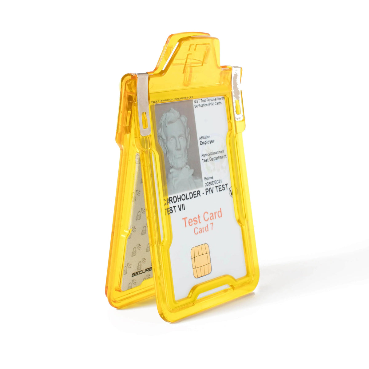 Secure Badge Holder Classic with BloxProx™ - Protects 125Khz HID Prox 1 ID Card Holder ID Stronghold