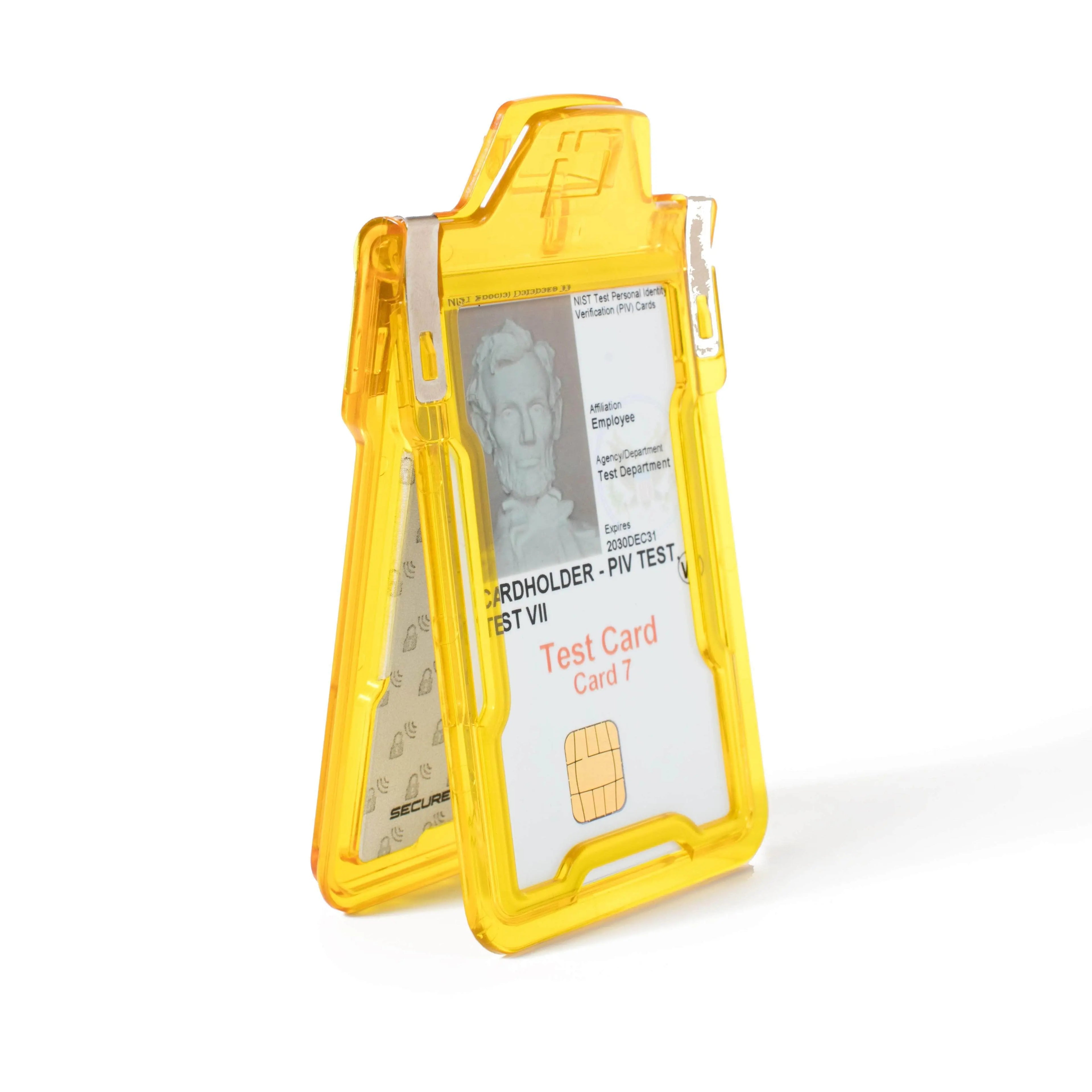 Secure Badge Holder Classic with BloxProx™ - Protects 125Khz HID Prox 1 ID Card Holder ID Stronghold