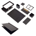 MOOG Leather Desk Set - Double Document Tray- White - 10 PCS Moogdesk