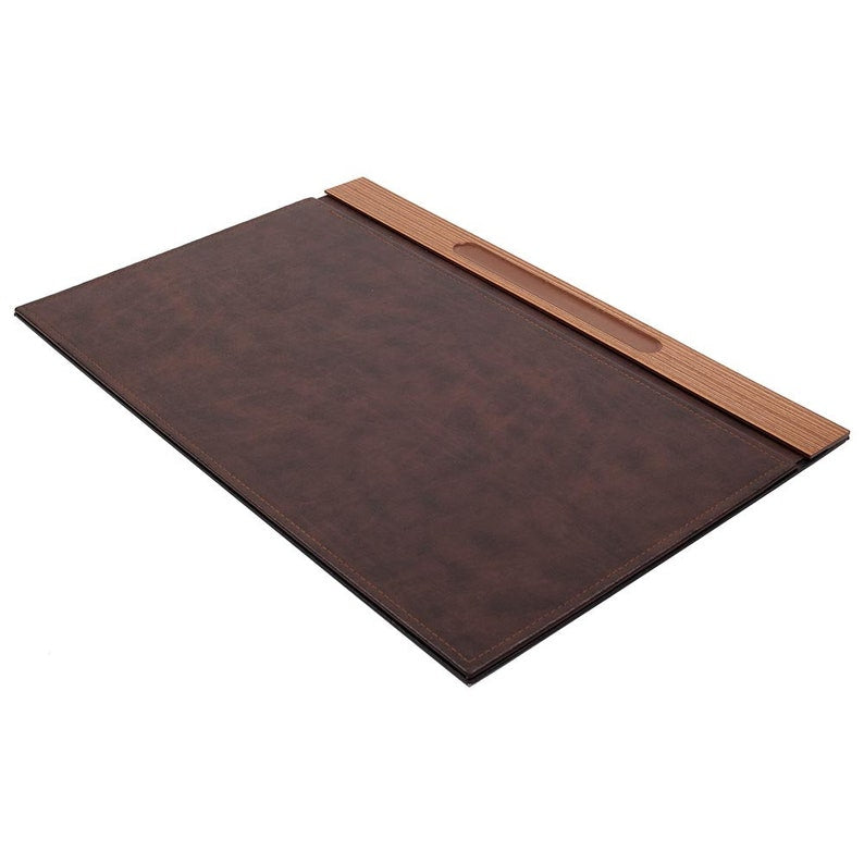 MOOG Zebrona Leather Desk Set-Black- 11 PCS Moogdesk