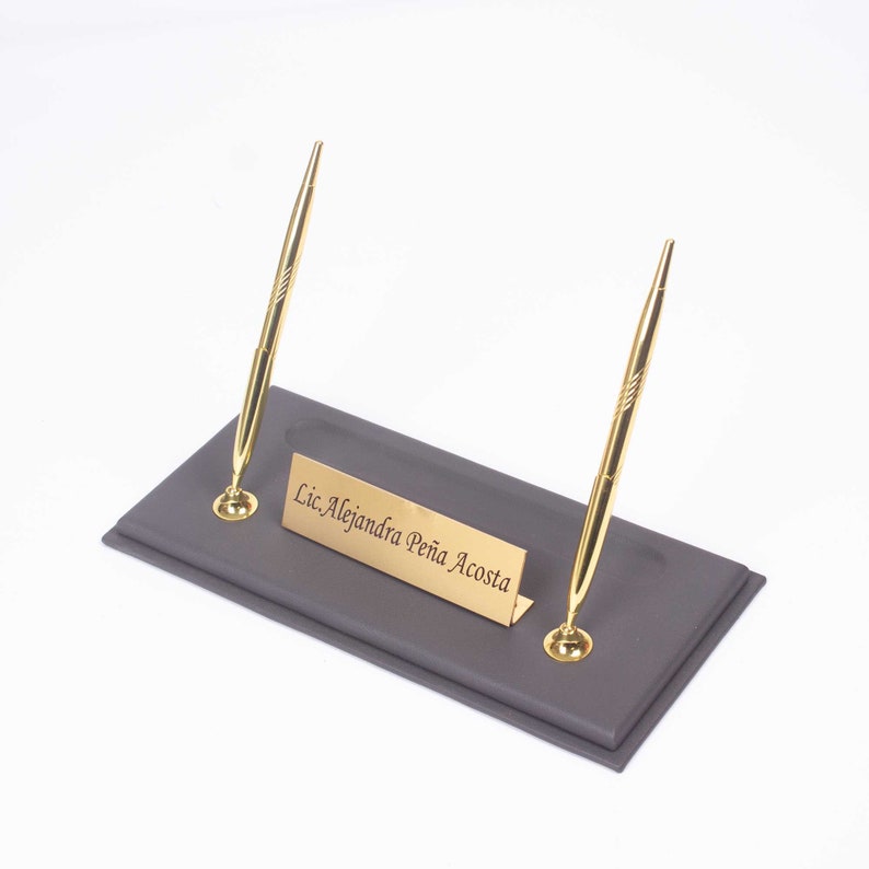 MOOG Leather Desk Set - Double Document Tray- Gray - 10 PCS Moogdesk