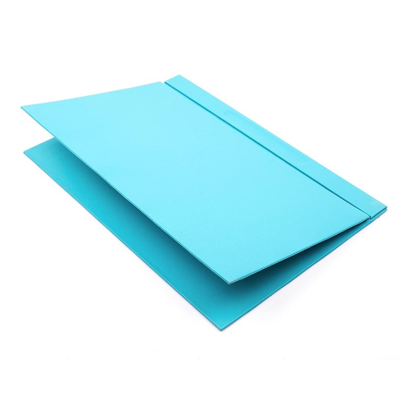 MOOG Leather Desk Set - Double Document Tray- Turquoise - 10 PCS Moogdesk