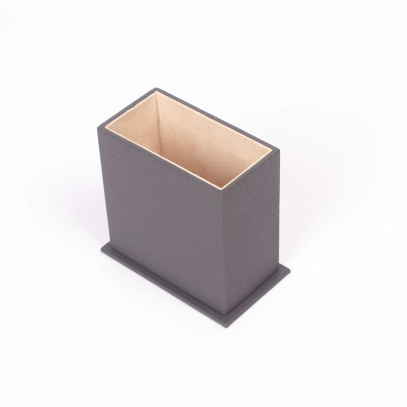 MOOG Leather Desk Set - Double Document Tray- Gray - 10 PCS Moogdesk