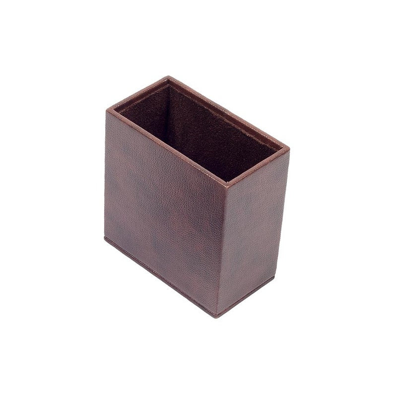 MOOG Leather Desk Set - Double Document Tray- Brown - 10 PCS Moogdesk