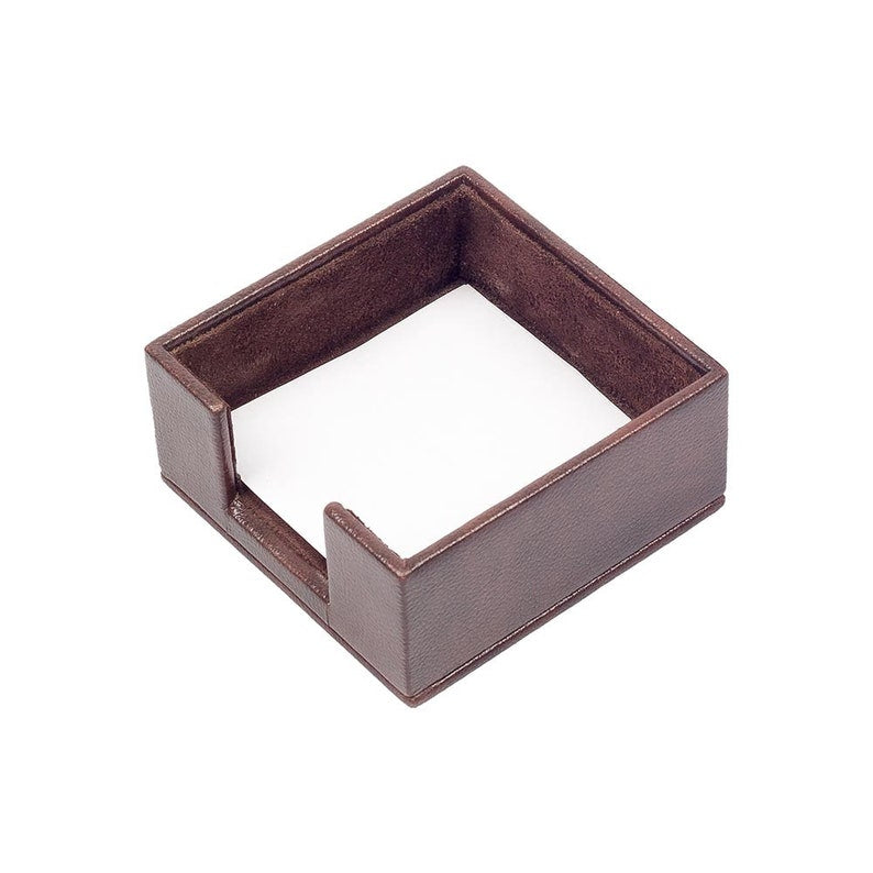 MOOG Leather Desk Set - Double Document Tray- Brown - 10 PCS Moogdesk
