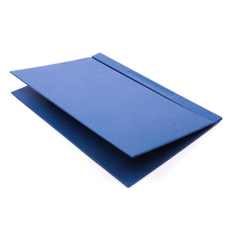 MOOG Leather Desk Set - Double Document Tray- Blue - 10 PCS Moogdesk