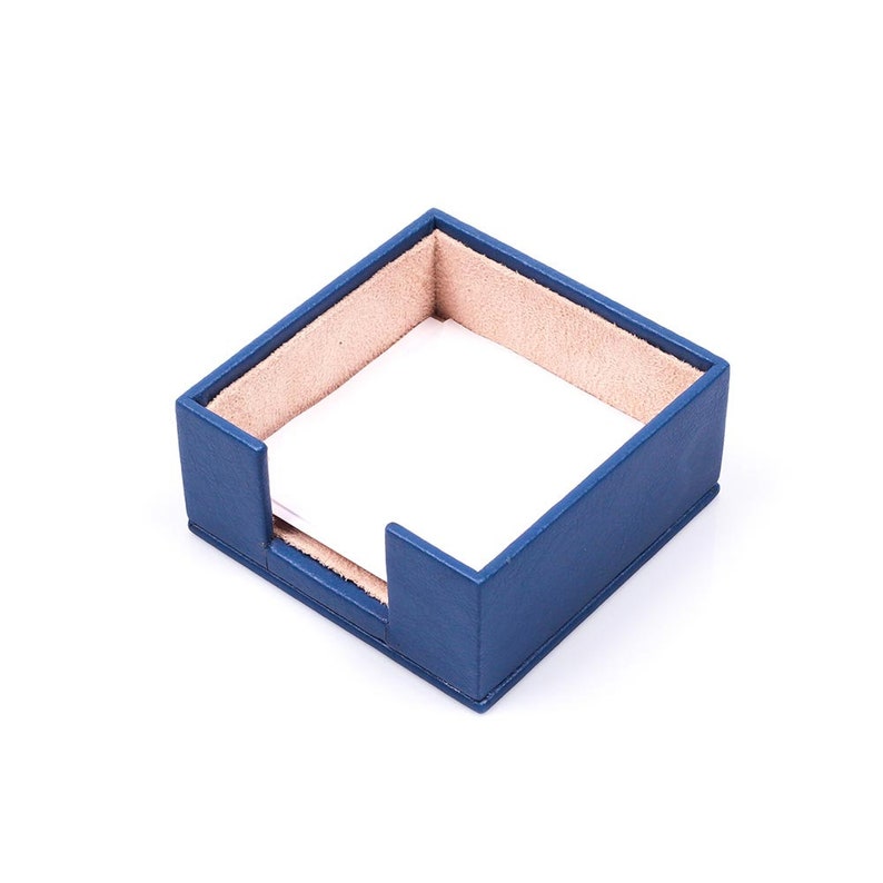 MOOG Leather Desk Set - Double Document Tray- Blue - 10 PCS Moogdesk