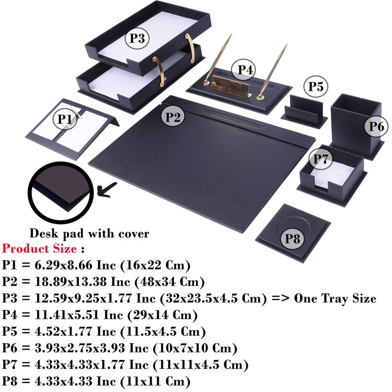 MOOG Desk Organizers And Accessories-Fully Customizable- 10 PCS Moogdesk