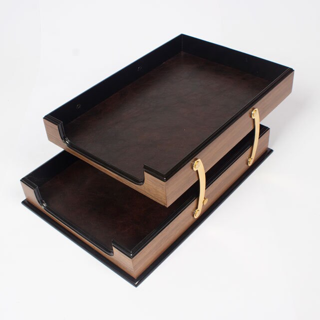 MOOG Wooden Prestige Desk Set -Walnut- 8 PCS Moogdesk