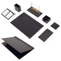 MOOG Leather Desk Set -  Pink - 9 PCS Moogdesk