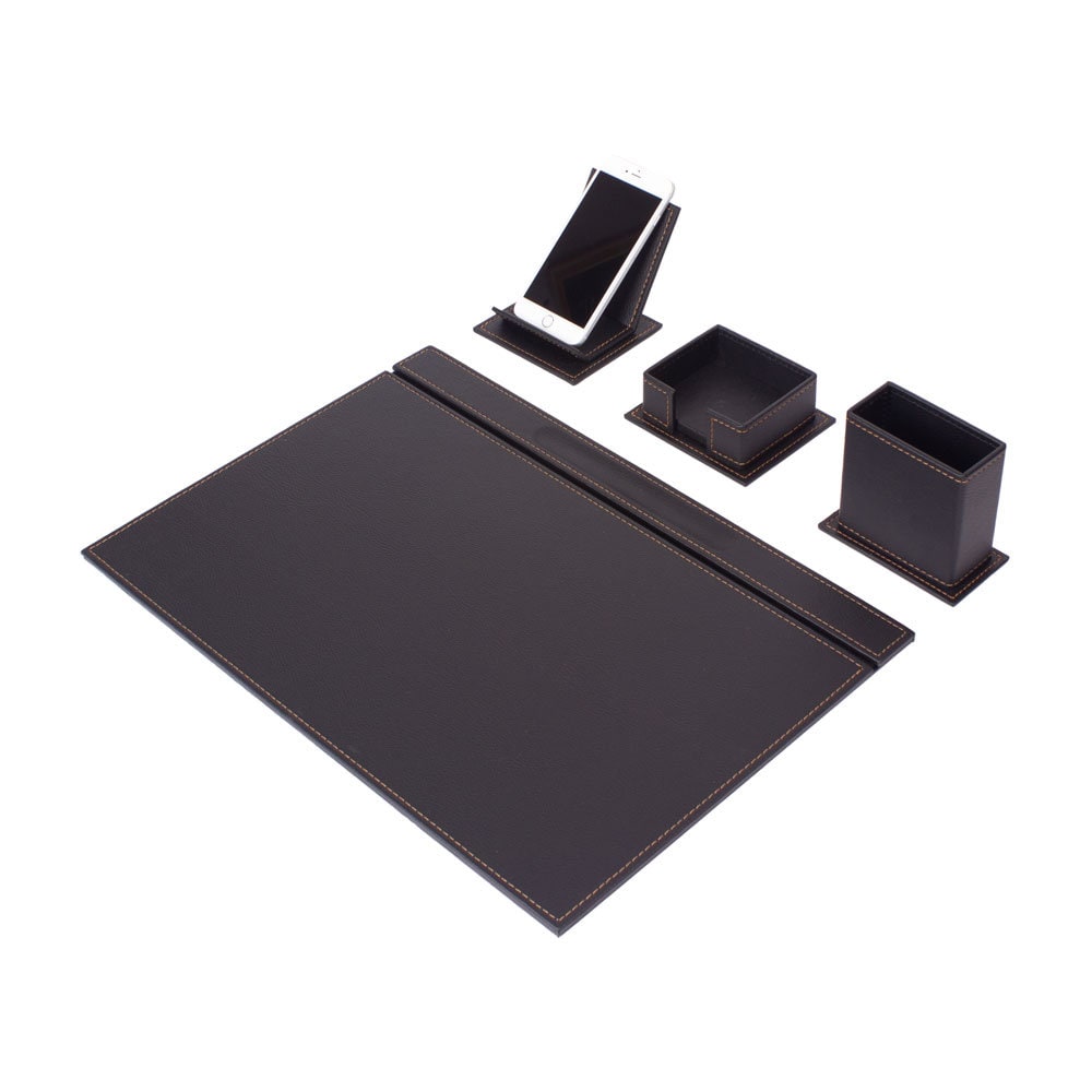 MOOG Luxury Desk Set-4 Accessories- Green - 4 PCS Moogdesk