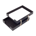 MOOG Double Leather Document Tray Moogdesk