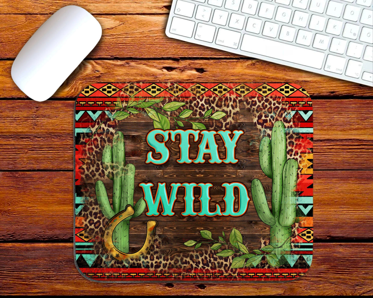 Stay Wild Mouse Pad The Neeley Design Co Wholesale