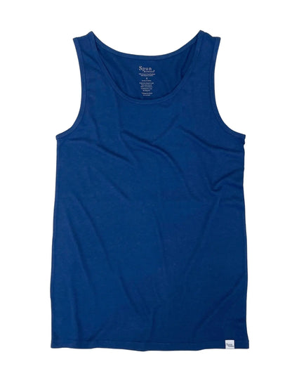 New Men's Bamboo Viscose/Organic Cotton Tank Top Spun Bamboo
