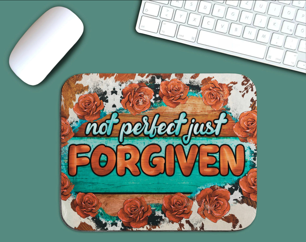 Not Perfect Just Forgiven Mouse Pad The Neeley Design Co Wholesale