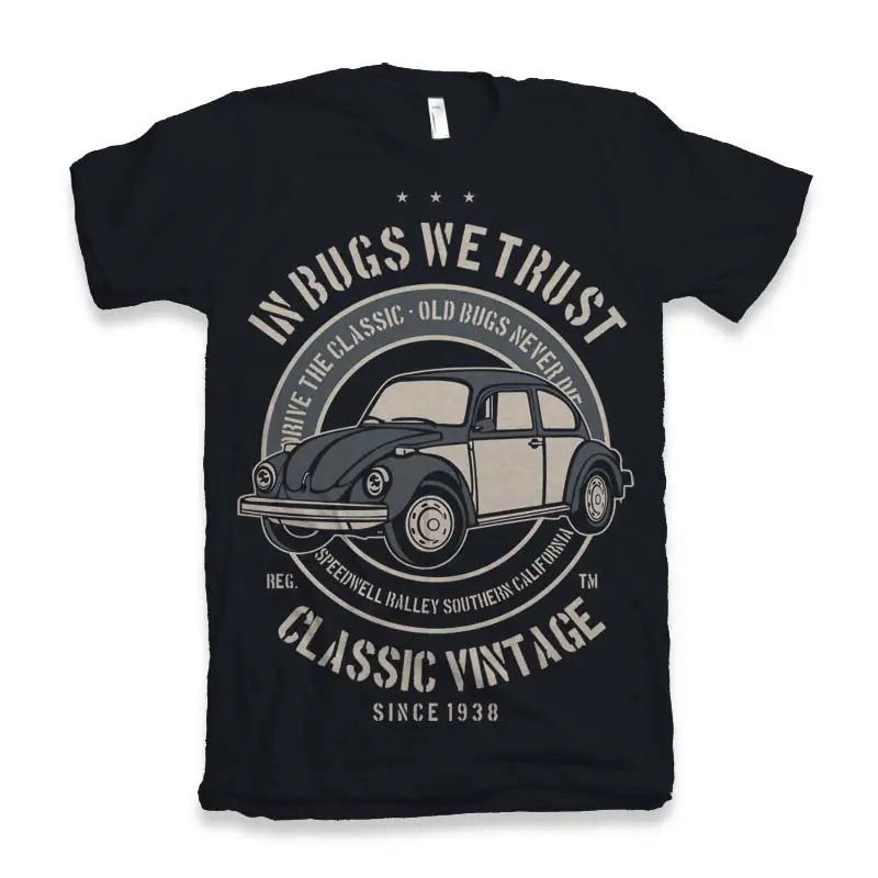 In Bugs We Men's Bamboo Viscose/Organic Cotton Short Sleeve Graphic T-Shirt Spun Bamboo
