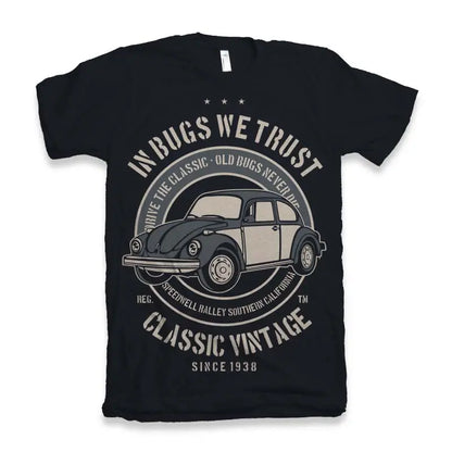 In Bugs We Men's Bamboo Viscose/Organic Cotton Short Sleeve Graphic T-Shirt Spun Bamboo