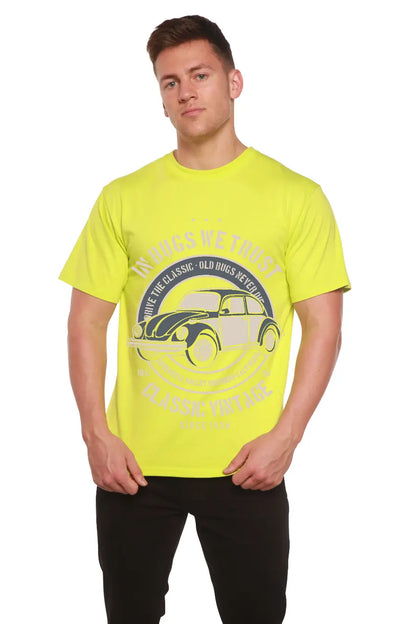 In Bugs We Men's Bamboo Viscose/Organic Cotton Short Sleeve Graphic T-Shirt Spun Bamboo