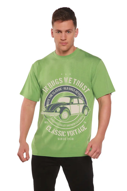 In Bugs We Men's Bamboo Viscose/Organic Cotton Short Sleeve Graphic T-Shirt Spun Bamboo
