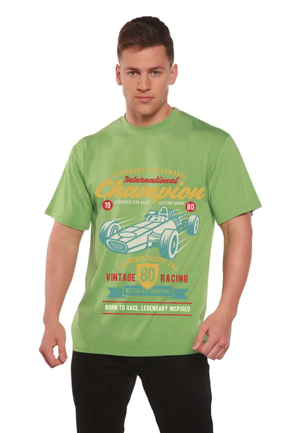 International Champion Men's Bamboo Viscose/Organic Cotton Short Sleeve Graphic T-Shirt Spun Bamboo