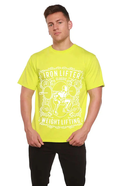 Iron Lifter Men's Bamboo Viscose/Organic Cotton Short Sleeve Graphic T-Shirt Spun Bamboo