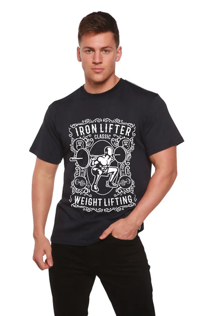 Iron Lifter Men's Bamboo Viscose/Organic Cotton Short Sleeve Graphic T-Shirt Spun Bamboo