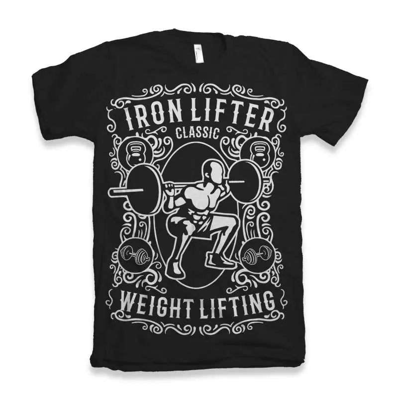 Iron Lifter Men's Bamboo Viscose/Organic Cotton Short Sleeve Graphic T-Shirt Spun Bamboo