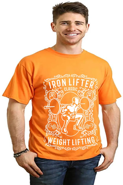 Iron Lifter Men's Bamboo Viscose/Organic Cotton Short Sleeve Graphic T-Shirt Spun Bamboo