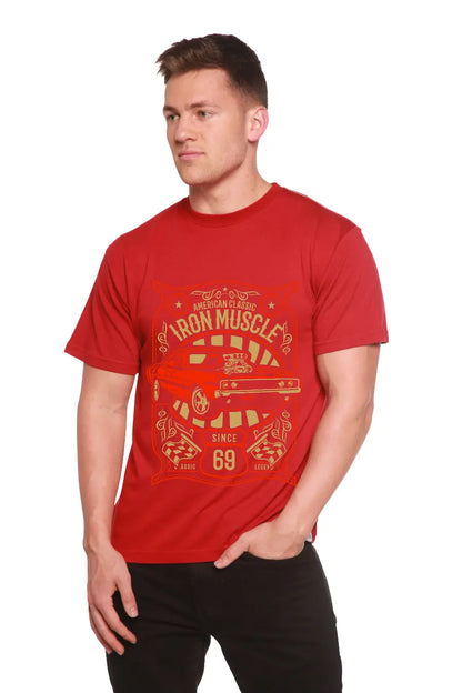Iron Muscle Men's Bamboo Viscose/Organic Cotton Short Sleeve Graphic T-Shirt Spun Bamboo