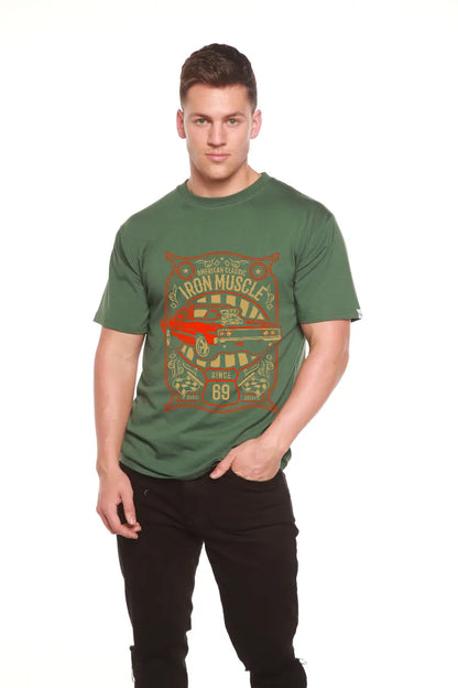 Iron Muscle Men's Bamboo Viscose/Organic Cotton Short Sleeve Graphic T-Shirt Spun Bamboo