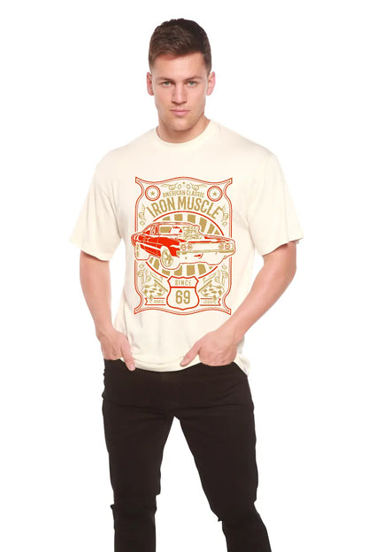 Iron Muscle Men's Bamboo Viscose/Organic Cotton Short Sleeve Graphic T-Shirt Spun Bamboo
