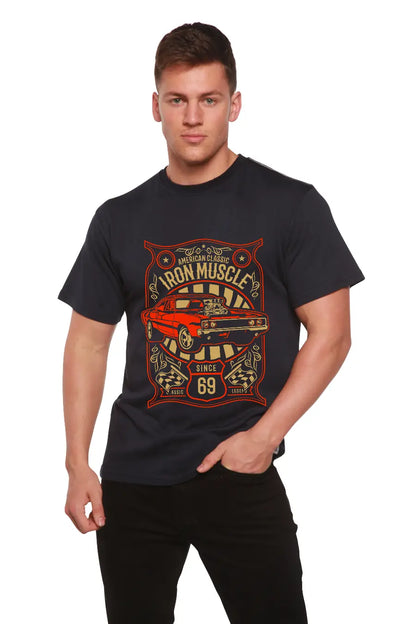 Iron Muscle Men's Bamboo Viscose/Organic Cotton Short Sleeve Graphic T-Shirt Spun Bamboo