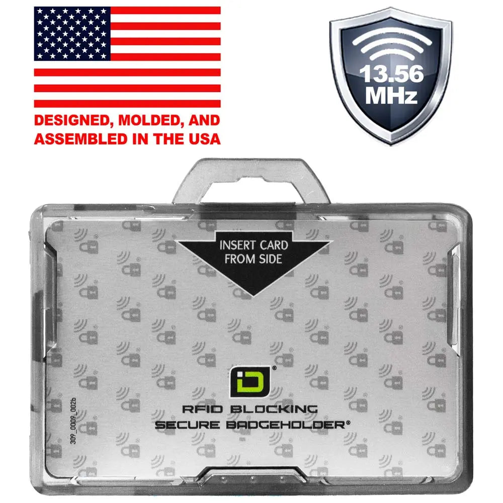 Secure Badge Holder DuoLite ® Horizontal  2 ID Card Holder ID Stronghold