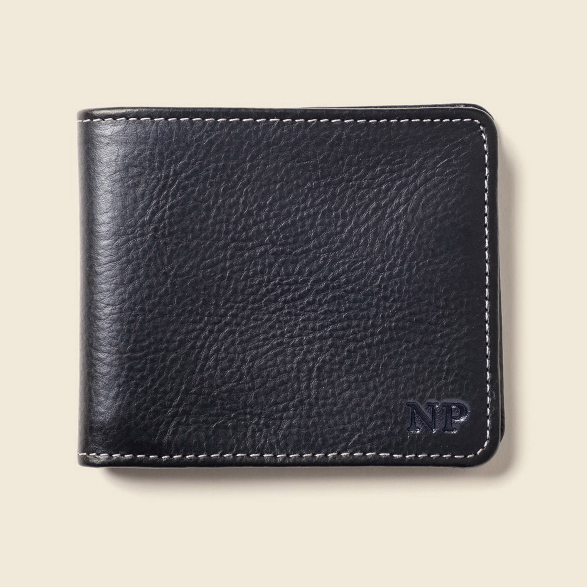 Large Billfold Wallet with RFID protection - Black CASUPO