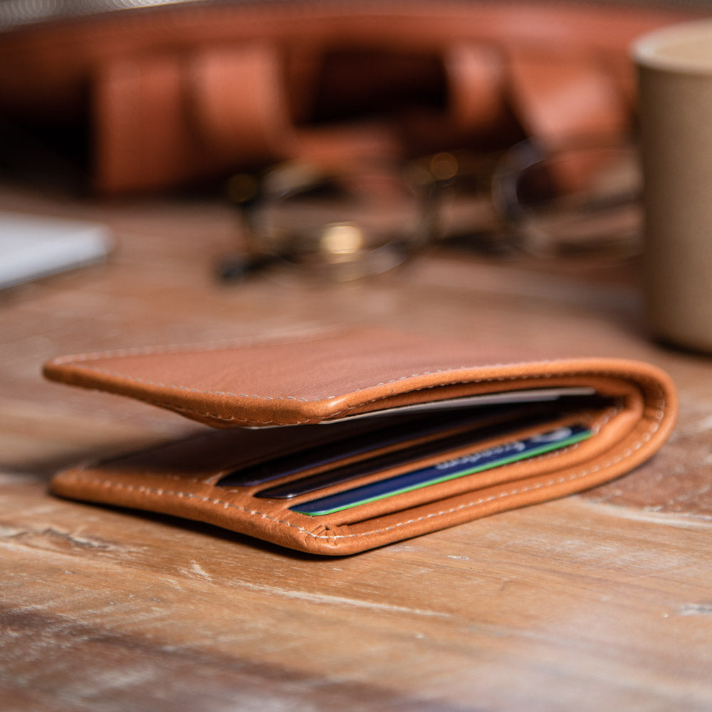 Large Billfold Wallet with RFID protection - Natural CASUPO
