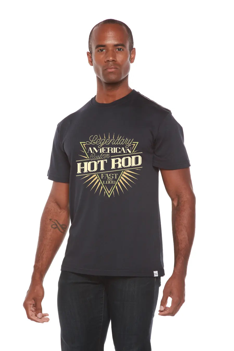 Legendary American Men's Bamboo Viscose/Organic Cotton Short Sleeve Graphic T-Shirt Spun Bamboo