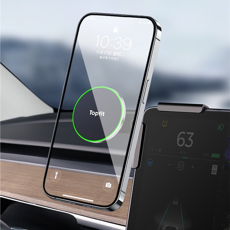 Magnetic Wireless Charging Phone Holder For Model 3 Highland/Y | TESERY Tesery Official Store