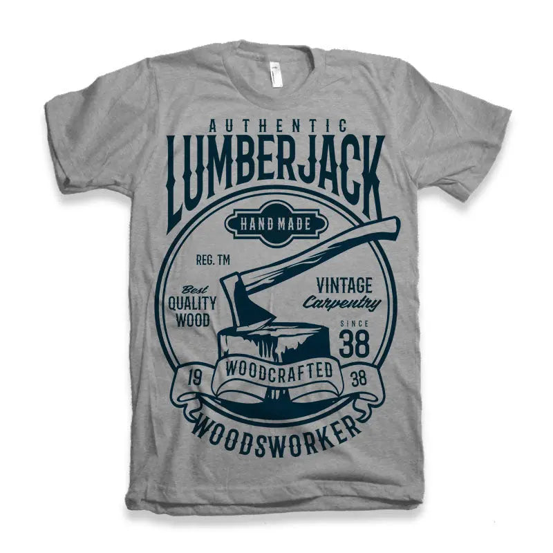 LumberJack Men's Bamboo Viscose/Organic Cotton Short Sleeve Graphic T-Shirt Spun Bamboo
