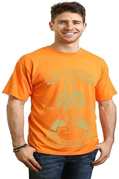 Martial Art Men's Bamboo Viscose/Organic Cotton Short Sleeve Graphic T-Shirt Spun Bamboo