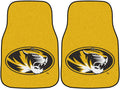 University of Missouri Tigers Front Floor Mats, Carpet Car Set, 18x27 Inch, Nylon, Set of 2 Fielders Choice