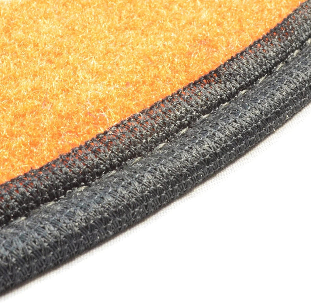 Virginia Tech University Hokies Front Floor Mats, Carpet Car Set, 18x27 Inch, Nylon, Set of 2 Fielders Choice