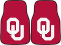 University of Oklahoma Sooners Front Floor Mats, Carpet Car Set, 18x27 Inch, Nylon, Set of 2 Fielders Choice