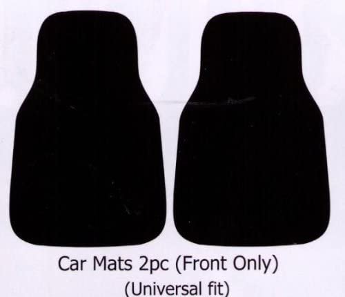 University of Wisconsin Badgers Front Floor Mats, Carpet Car Set, 18x27 Inch, Nylon, Set of 2 Fielders Choice