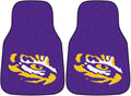 Louisiana State University Tigers LSU Front Floor Mats, Carpet Car Set, 18x27 Inch, Nylon, Set of 2 Fielders Choice
