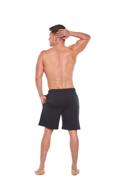 Clearance Men's Bamboo Viscose Fleece Lounge Shorts Spun Bamboo