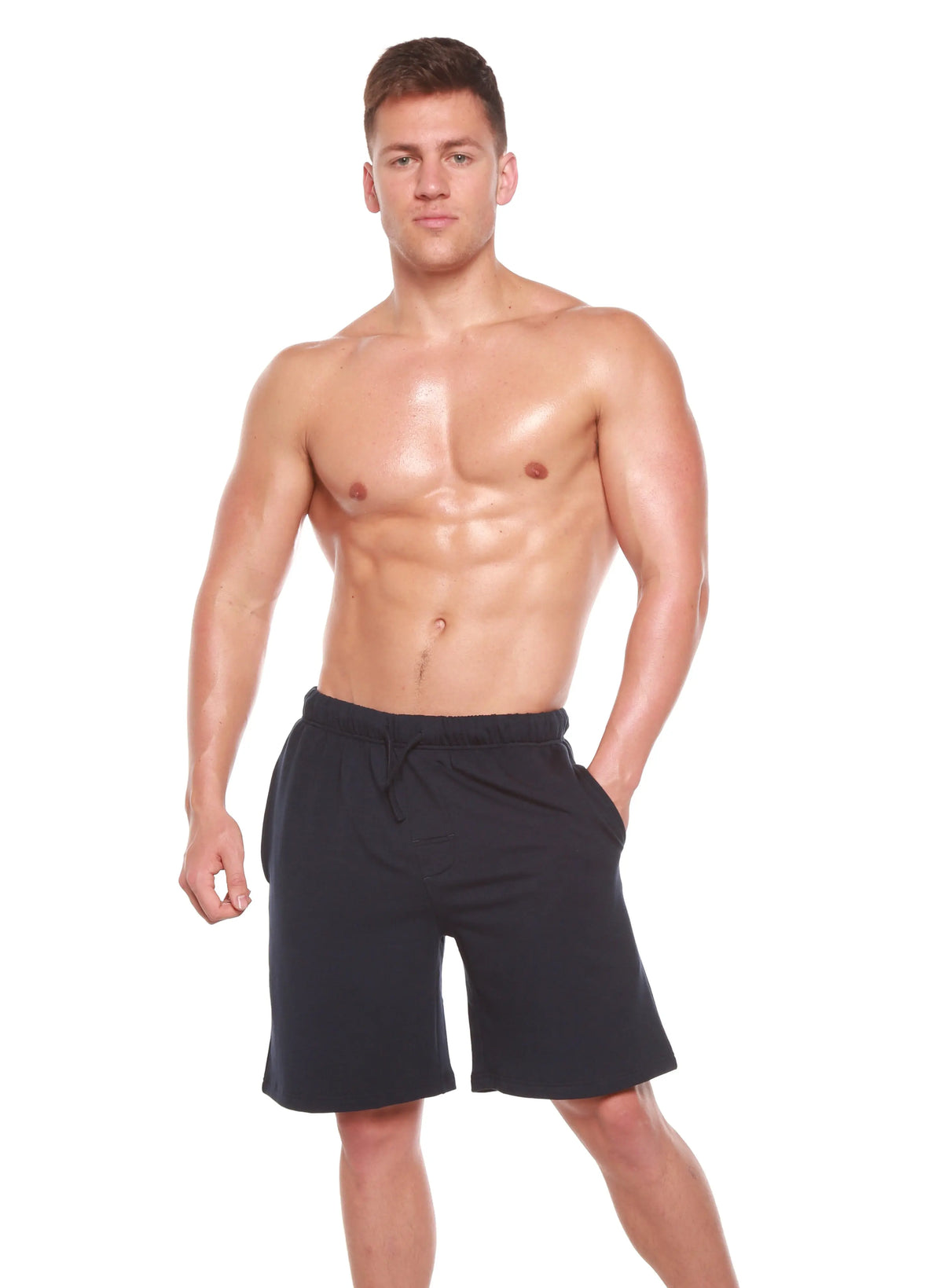 Clearance Men's Bamboo Viscose Fleece Lounge Shorts Spun Bamboo