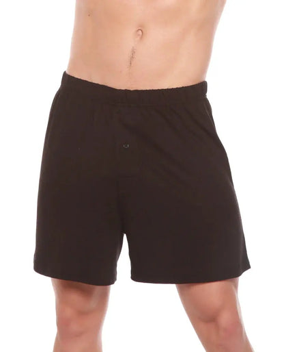 Men's Bamboo Viscose/Organic Cotton Tank Top Black Color + Boxer Style Underwear Black Color Spun Bamboo