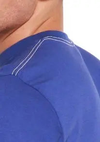 Clearance Men's Bamboo Viscose Long Sleeve Contrast Stitch T-Shirt Spun Bamboo