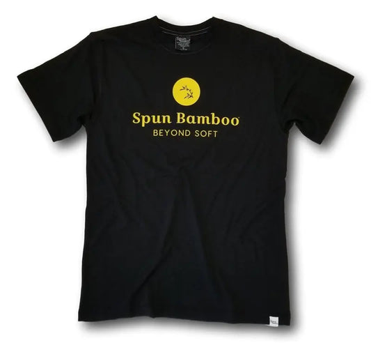 Men's Spun Bamboo Viscose/Organic Cotton Logo T-Shirt Spun Bamboo