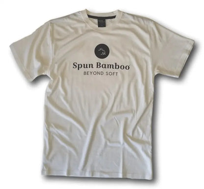 Men's Spun Bamboo Viscose/Organic Cotton Logo T-Shirt Spun Bamboo